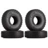 WONFAST 4PCS 1.0" Rubber Tyre Comp Pins Multi Terrain Wheel Tires 65 * 19mm for 1/18 1/24 RC Rock Crawler Car for Axial SCX24 AX24 TRX4M FCX24 Rock Buggy Upgrade Parts view 1