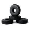 WONFAST 4PCS 1.0" Rubber Tyre Comp Pins Multi Terrain Wheel Tires 65 * 19mm for 1/18 1/24 RC Rock Crawler Car for Axial SCX24 AX24 TRX4M FCX24 Rock Buggy Upgrade Parts view 2