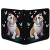 Kuquteed Cute Pug Trading Card Binder 9 Pocket 900 Cards Holder Collector Album with 50 Removable Sleeves Gifts for Boys Girls Dog Butterfly Sports Game Cards view 3