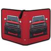 Kuquteed Red Truck Trading Card Binder 9 Pocket 900 Cards Holder Collector Album with 50 Removable Sleeves Gifts for Boys Girls Cars Sports Game Cards view 3