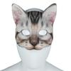 Alodidae 3 PCS Realistic Cat Mask Animal Head Masks Halloween Christmas Novelty Costume Party Accessory (Color 2) view 2