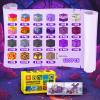 tinytrek Magnetic Blocks120PCS Magnet Toys for Kids, Magnetic Building Blocks Cubes, Montessori Sensory Stacking Magnets School STEM Toys Birthday Gifts for Boys&Girls Age 3+ Years Old (Volcanic) view 2