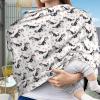 Muishi Funny Husky Dogs Baby Car Seat Covers Carseat Canopy Soft Infant Stroller Cover Nursing Breastfeeding Covers for Girls Boys Newborn view 2
