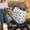 Muishi Funny Husky Dogs Baby Car Seat Covers Carseat Canopy Soft Infant Stroller Cover Nursing Breastfeeding Covers for Girls Boys Newborn view 3