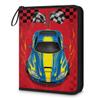 Kuquteed Race Car Trading Card Binder 9 Pocket 900 Cards Holder Collector Album with 50 Removable Sleeves Gifts for Boys Girls Checkered Flag Sports Game Cards view 1