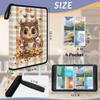 Kuquteed Cute Owl Trading Card Binder 4 Pocket 400 Cards Holder Collector Album with 50 Removable Sleeves Gifts for Boys Girls Birds Butterfly Sports Game Cards view 2