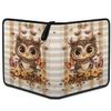 Kuquteed Cute Owl Trading Card Binder 4 Pocket 400 Cards Holder Collector Album with 50 Removable Sleeves Gifts for Boys Girls Birds Butterfly Sports Game Cards view 3