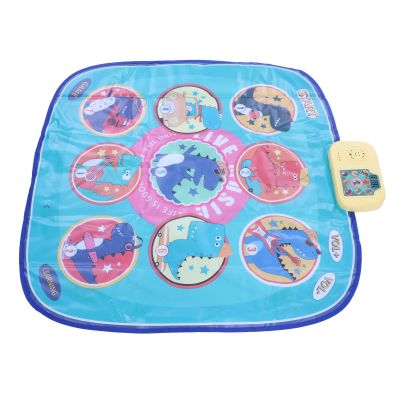 shenruifa Dance Mat Foldable Music Challenge Levels Dinosaur Electronic Dance Pad