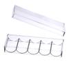 sharkplay Poker Chip Holder Tray Racks with Lid Clear Acrylic Chips Rack Case with Cover Each Can Hold 100 Chips 1 Pack view 1