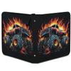 Kuquteed Monster Truck Trading Card Binder 9 Pocket 900 Cards Holder Collector Album with 50 Removable Sleeves Toys Gifts for Boys Girls Flame Sports Game Cards view 3