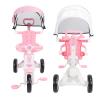 BTSEURY Baby Tricycle Push Handle Toddler Trike with Adjustable Height Removable Footrest Enlarged EVA Wheels for 18 Months to 5 Years Boys Girls (Roseate) view 1