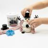 Art of Dough Snowman Sensory Play Kit for Kids  6oz Homemade Play Dough Jar with Winter Accessories, Fine Motor Preschool Activity, Creative Holiday Toy for Ages 3+ view 4