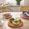ProTuning TRDTICKA tray with 3 bowls, multicolour/bamboo view 2