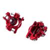 BeaxTurbo Racing Upgrade Parts CNC 7075Aluminum Front Steering+C hub for TRAXXAS JATO 4 * 4 1/8 (red) view 4