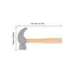 BUTIFULSIC 3pcs Kids Wooden Hammer Toy Simulation Mallet Tool Wood Construction Toy Pretend Play Maintenance Tools for Birthday Party Games view 4