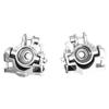 BeaxTurbo Racing Upgrade Parts CNC 7075Aluminum Front Steering+C hub for TRAXXAS JATO 4 * 4 1/8 (Silver) view 2