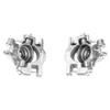 BeaxTurbo Racing Upgrade Parts CNC 7075Aluminum Front Steering+C hub for TRAXXAS JATO 4 * 4 1/8 (Silver) view 4