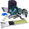 Asixxsix Complete Gold Mining Kit, 50" Folding Aluminum Alloy Gold Mining Equipment, Gold Prospecting Equipment with Pans, Sieves, for River Creek Prospecting view 1