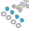 Alomejor Compact Blue Aluminum Wheel Courage (Blue A949-49R) view 3
