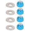 Alomejor Compact Blue Aluminum Wheel Courage (Blue A949-49R) view 4