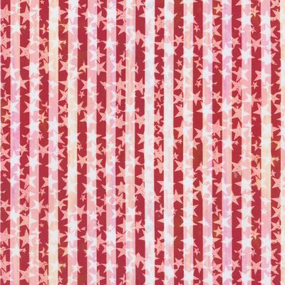 KAUFMAN - Land of the Free - Stars and Stripes - Red