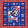 KAUFMAN - Land of the Free - Stars and Stripes - Red view 4