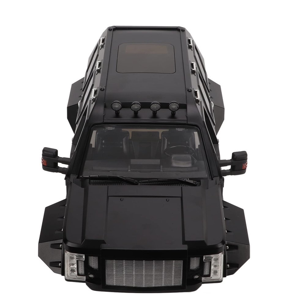 Alomejor RC Car Accessories 1/10 RC Body Shell Transparent Window Black Stiff Plastic for, Improve Authenticity