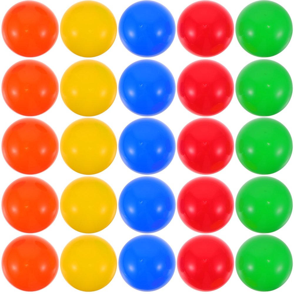 Gatuida 25pcs Plastic Hollow Bingo Balls Openable Raffle Balls 1.57 Inch Round Vending Machine Capsules Game Ball for Party Games Festive Supplies Reusable