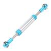 Alomejor Adjustable Aluminum Alloy Servo Steering Rod for Axial SCX10 RC Crawler, Silver Blue RC Car Link Rod for Stability Improvement (84-90mm) view 4