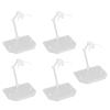 Alomejor 5 Packs Action Figure Stand Doll Model Support Set Transparent Holder for Anime Collectors view 1