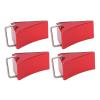 Alomejor RC RC Aluminum Alloy Wheel Chock Wide Compatibility for Redcat Gen8, Axial SCX10, Set of 4 (Red) view 4