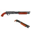 30 Foam Horror Movie Pump Shotgun with Brown Grip Replica | Collectible Cosplay Prop | Lightweight Safe Costume Accessory view 2