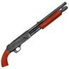 30 Foam Horror Movie Pump Shotgun with Brown Grip Replica | Collectible Cosplay Prop | Lightweight Safe Costume Accessory view 3