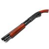 30 Foam Horror Movie Pump Shotgun with Brown Grip Replica | Collectible Cosplay Prop | Lightweight Safe Costume Accessory view 4
