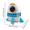 Gxdqxxd Kids Cardboard Box Rocket Costume for Space Adventures, Rocket view 3