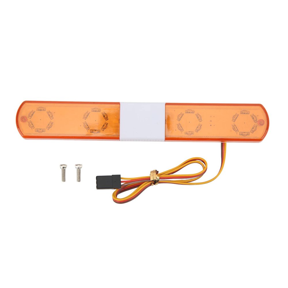 Alomejor RC Light Ultra Bright for 1:8 1:10 RC Model Car, Simulation LED Flash Light with Multiple Modes, Suitable for Remote Control Cars Fans (Yellow)