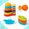 15PCS Baby Bath Toys & 11PCS Stacking Bath Toys view 4
