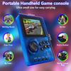 16 Bit Game Console 2.8-inch Super Wide Lcb Preloaded 100 HD Handheld Video Game Seniors Electronic Games Player Birthday Present Xmas (Transparent Blue) view 2