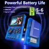 16 Bit Game Console 2.8-inch Super Wide Lcb Preloaded 100 HD Handheld Video Game Seniors Electronic Games Player Birthday Present Xmas (Transparent Blue) view 3