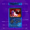 16 Bit Game Console 2.8-inch Super Wide Lcb Preloaded 100 HD Handheld Video Game Seniors Electronic Games Player Birthday Present Xmas (Transparent Blue) view 4