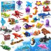 30 Pack Animals Valentines Party Favors For Kids, 824PCS Marine Animal Building Block Sets for Valentines Day Goodie Bags Filler Classroom Prizes Stocking Stuffers Birthday Gifts for Boys Girls 6+ view 1