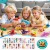30 Pack Animals Valentines Party Favors For Kids, 824PCS Marine Animal Building Block Sets for Valentines Day Goodie Bags Filler Classroom Prizes Stocking Stuffers Birthday Gifts for Boys Girls 6+ view 2
