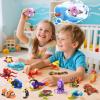 30 Pack Animals Valentines Party Favors For Kids, 824PCS Marine Animal Building Block Sets for Valentines Day Goodie Bags Filler Classroom Prizes Stocking Stuffers Birthday Gifts for Boys Girls 6+ view 4