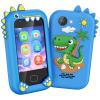 Gocina Kids Smart Phone, Touchscreen Dual Camera Cell Phone for Kids, Birthday Gifts Dinosaur Toddler Phone for Boys 3-10, 32GB(Blue) view 1