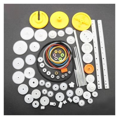 82PCS/Set Mixed Gear Bag electronic starter Gearbox small toy robot electronic starter Transmission Gear 0.5 Mold DIY CEGQOXSH