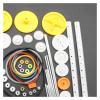 82PCS/Set Mixed Gear Bag electronic starter Gearbox small toy robot electronic starter Transmission Gear 0.5 Mold DIY CEGQOXSH view 4