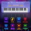 Kids Piano Keyboard Toy for 4 Year Old Girl Birthday Gift 37 Key Purple Pianos with Microphone Toddler First Music Instrument Toys for 3 4 5 6 7 Year Old Boys Girls Gifts view 4
