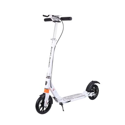 Scooter for Kids 6-12 & Adults Lightweight Foldable Max Load 200LBS Smooth Ride on Any Terrain Suitable for Commuting and Outdoor Play White
