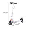 Scooter for Kids 6-12 & Adults Lightweight Foldable Max Load 200LBS Smooth Ride on Any Terrain Suitable for Commuting and Outdoor Play White view 3