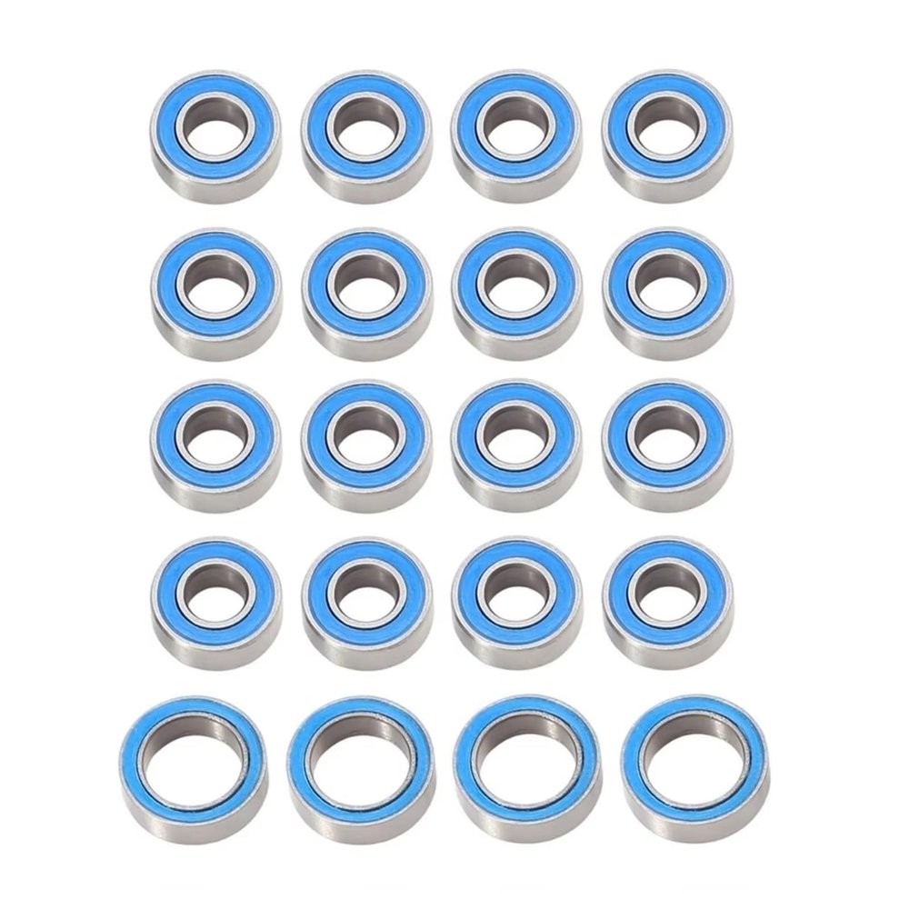 Compatible with Tamiya for TT02B 1/10 RC Car Upgrade Modification Parts Accessories 16pcs Sealed Bearing Kit RC Car Accessories